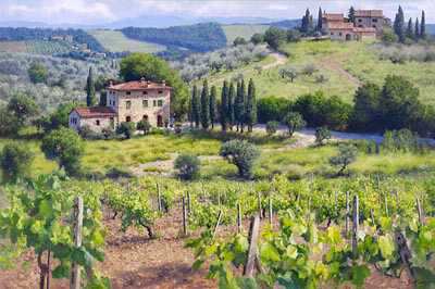 Chianti Estate by June Carey Pricing Limited Edition Print image