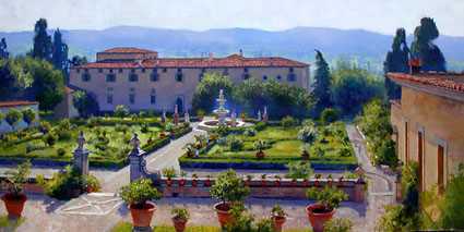Villa Castello by June Carey Pricing Limited Edition Print image