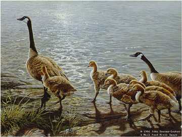 Lakeside Family by John Seerey-Lester Pricing Limited Edition Print image
