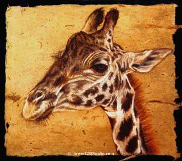 Giraffe Port by Gary R Johnson Pricing Limited Edition Print image