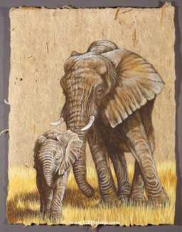 African Elephants by Gary R Johnson Pricing Limited Edition Print image