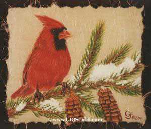 Northern Cardinal by Gary R Johnson Pricing Limited Edition Print image