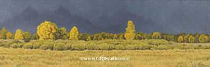 Storm Over Tetons by Gary R Johnson Pricing Limited Edition Print image