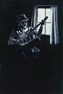 Moonlight Strummin by Mal Luber Pricing Limited Edition Print image