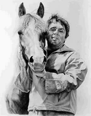Man & His Horse by Mal Luber Pricing Limited Edition Print image