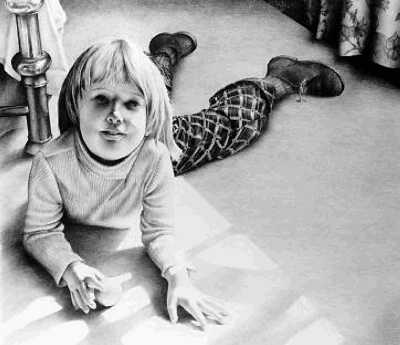 Child On Carpet by Mal Luber Pricing Limited Edition Print image