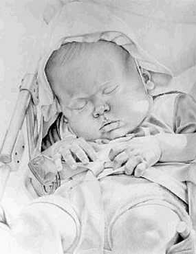 Sleeping Baby by Mal Luber Pricing Limited Edition Print image