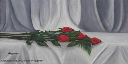 Thinking Of You Roses by Larry Waggoner Pricing Limited Edition Print image