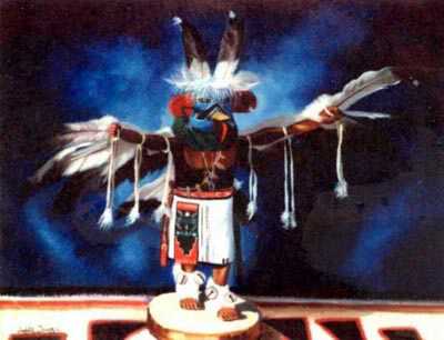 Eagle Kachina by Judith A Durr Pricing Limited Edition Print image