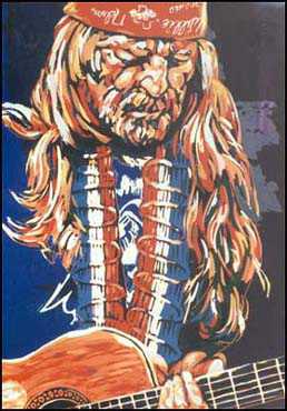 Willie Nelson by Robert Hurst Pricing Limited Edition Print image