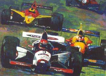 Al Unser Jr by Robert Hurst Pricing Limited Edition Print image