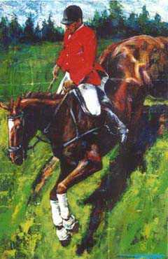 Cross Country Jumper by Robert Hurst Pricing Limited Edition Print image