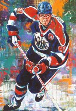 Wayne Gretsky by Robert Hurst Pricing Limited Edition Print image