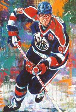 Wayne Gretsky by Robert Hurst Pricing Limited Edition Print image