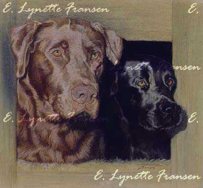 Loyal & Hardy by E Lynette Fransen Pricing Limited Edition Print image
