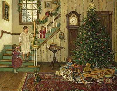 A Christmas Morning by Lee Stroncek Pricing Limited Edition Print image