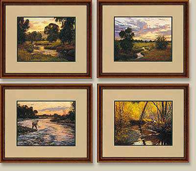 Anglers Solitud So 4Pc by Lee Stroncek Pricing Limited Edition Print image
