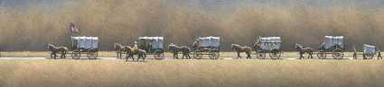 Mormon Wagon Train by Eric Dowdle Pricing Limited Edition Print image