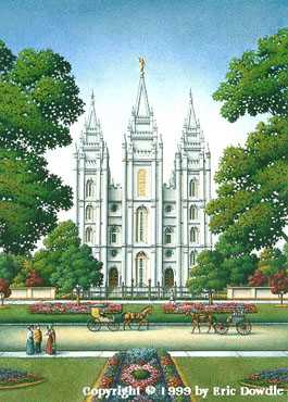 Salt Lake Temple by Eric Dowdle Pricing Limited Edition Print image