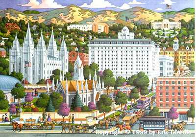 Salt Lake 1920 by Eric Dowdle Pricing Limited Edition Print image