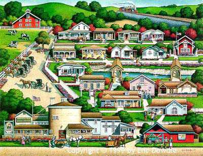 Gardner Hist Vill by Eric Dowdle Pricing Limited Edition Print image