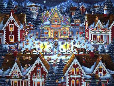 Gingerbread House by Eric Dowdle Pricing Limited Edition Print image