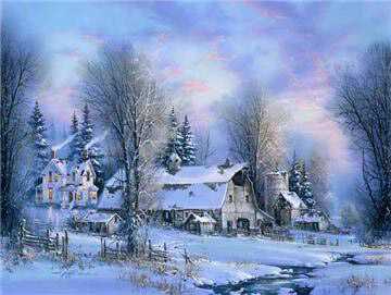 Winter Farmland by Kirk Randle Pricing Limited Edition Print image
