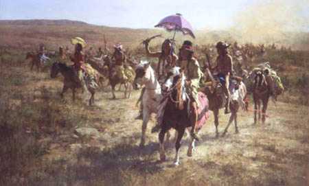 Comanche Spoilers by Howard Terpning Pricing Limited Edition Print image