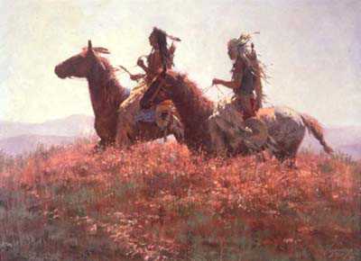 Shoshonis by Howard Terpning Pricing Limited Edition Print image