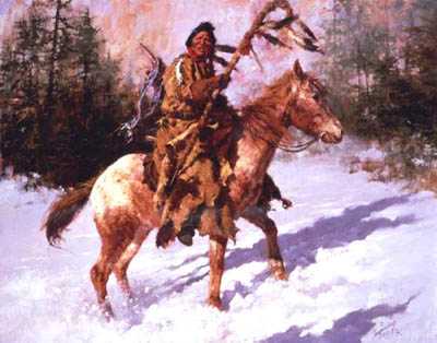 Winter Coat by Howard Terpning Pricing Limited Edition Print image
