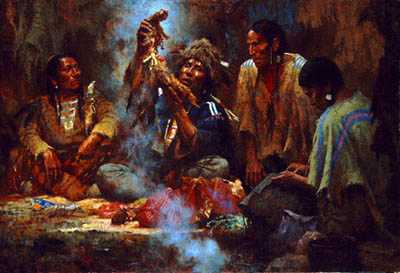Opening Sacr Bndl by Howard Terpning Pricing Limited Edition Print image