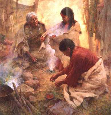 Passing Into Woman by Howard Terpning Pricing Limited Edition Print image