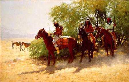 Stragglers by Howard Terpning Pricing Limited Edition Print image