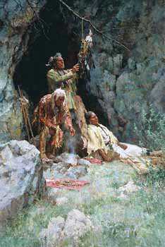 Healng Powr Rvn by Howard Terpning Pricing Limited Edition Print image