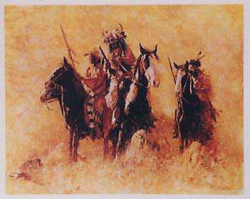 Apache War Party by Howard Terpning Pricing Limited Edition Print image