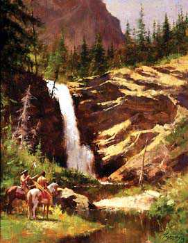 Run Eagle Falls by Howard Terpning Pricing Limited Edition Print image