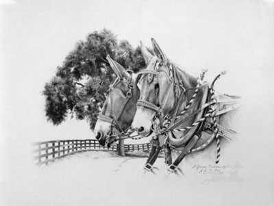 Mule Duet by Sheri Greves-Neilson Pricing Limited Edition Print image