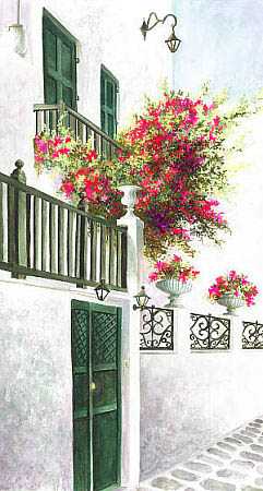 Bougainvillea by Jennifer A Wheatley Pricing Limited Edition Print image