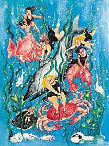 Deepsea Divas by Jill Haney-Neal Pricing Limited Edition Print image