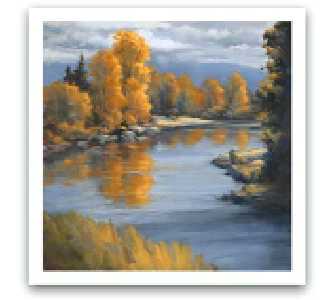 Fall Reflection by David Marty Pricing Limited Edition Print image