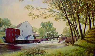 Phelps Mill by Stephen Henning Pricing Limited Edition Print image