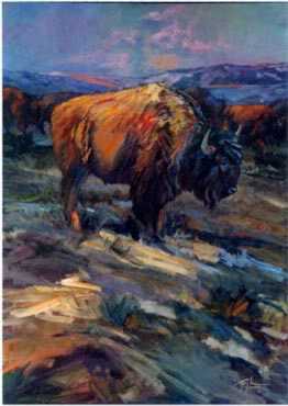 High Plains Bison by Terry Lee Pricing Limited Edition Print image