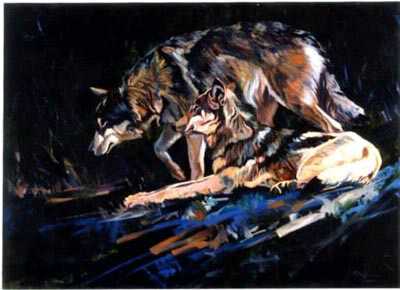 Wolves by Terry Lee Pricing Limited Edition Print image