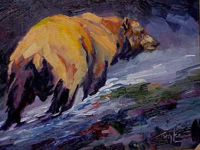 Study For Griz by Terry Lee Pricing Limited Edition Print image