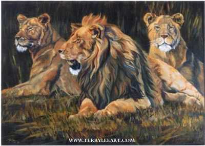 Lion Boss by Terry Lee Pricing Limited Edition Print image