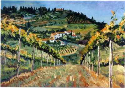 Vinyard San Gimgnano by Terry Lee Pricing Limited Edition Print image