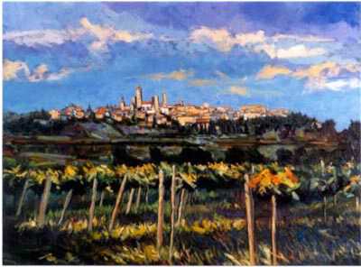 San Gimgnano by Terry Lee Pricing Limited Edition Print image