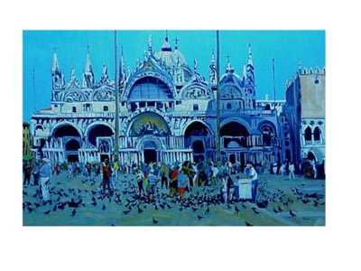 San Marco Square by Terry Lee Pricing Limited Edition Print image