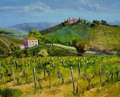 Hills South Of Siena by Terry Lee Pricing Limited Edition Print image