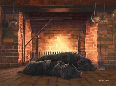 Fireside Friends by John Weiss Pricing Limited Edition Print image